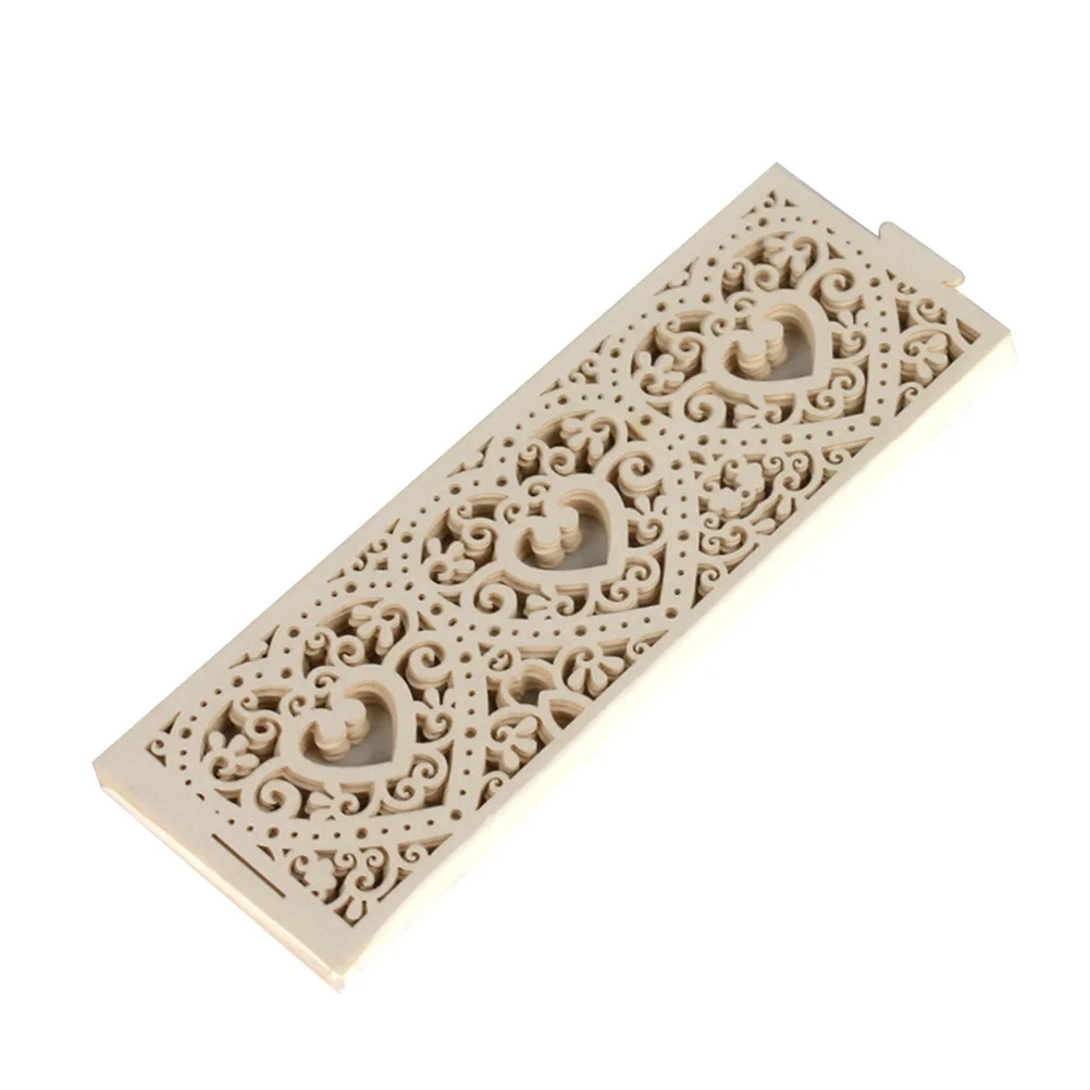 

50Pcs Heart Wraps Hollow Out Floral Lace Paper Wrappers Wedding Birthday Baby Shower Party Decoration