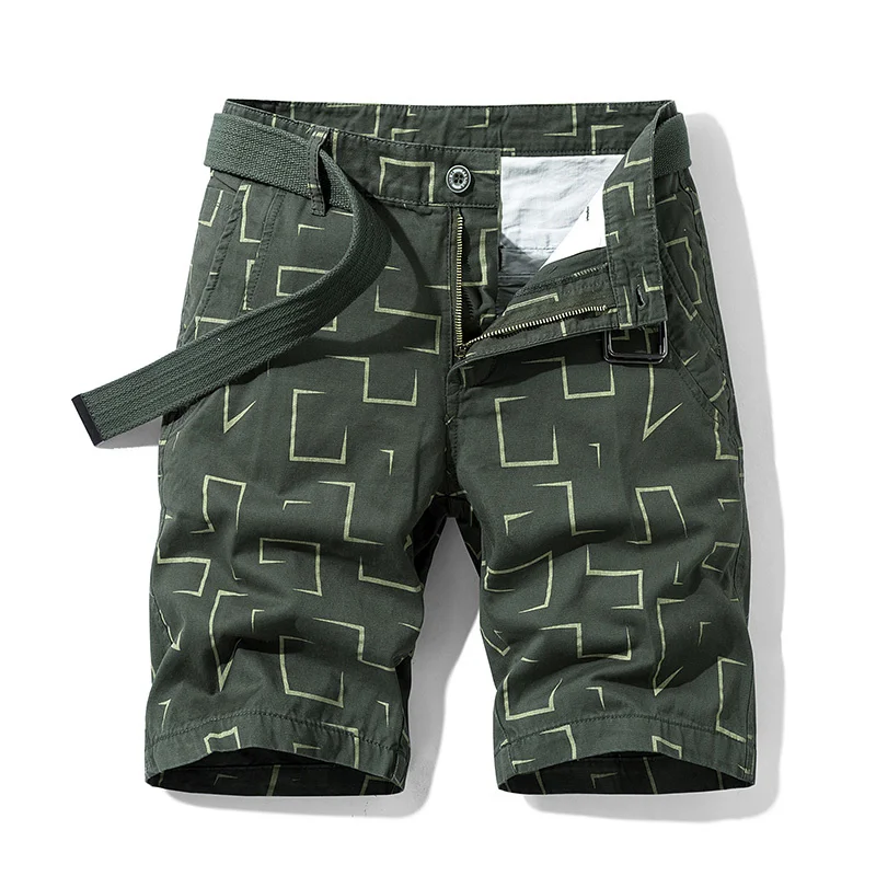 LBL Summer Men's Camo Cargo Shorts Cotton Military Camouflage Male Joggers Shorts Men Brand Clothing pantalon corto short homme