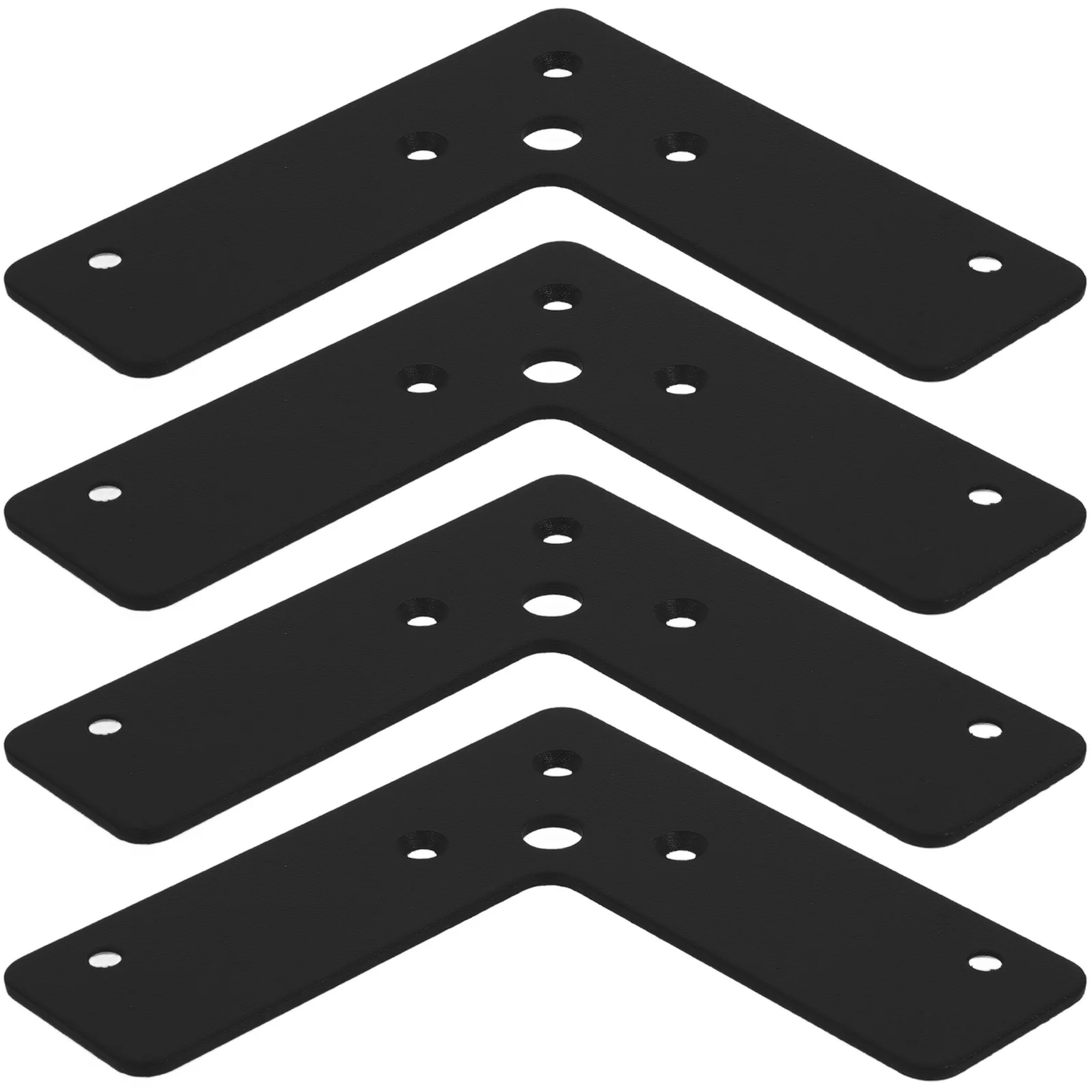 4個入りL字型ブラケット、頑丈なフラットアングルブラケット、厚さ2mmの金属製コーナーブレース、木製キャビネットサポートブレース、小型L字型ブラケット