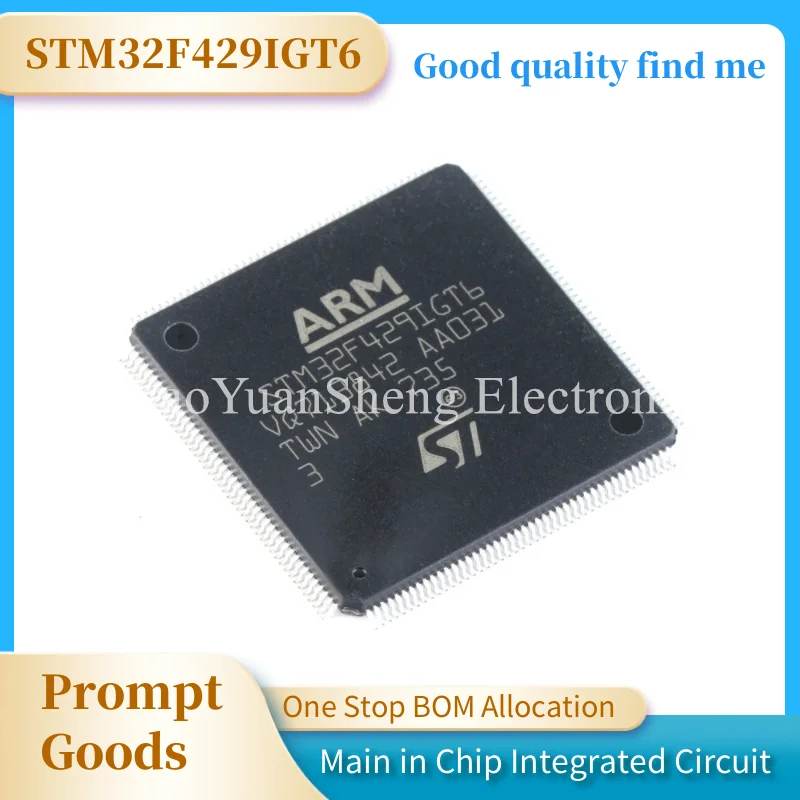 1 Pieces STM32F429IGT6 LQFP-176 STM32F429 SMD MCU Microcontroller Chip IC Integrated Circuit Brand New Original