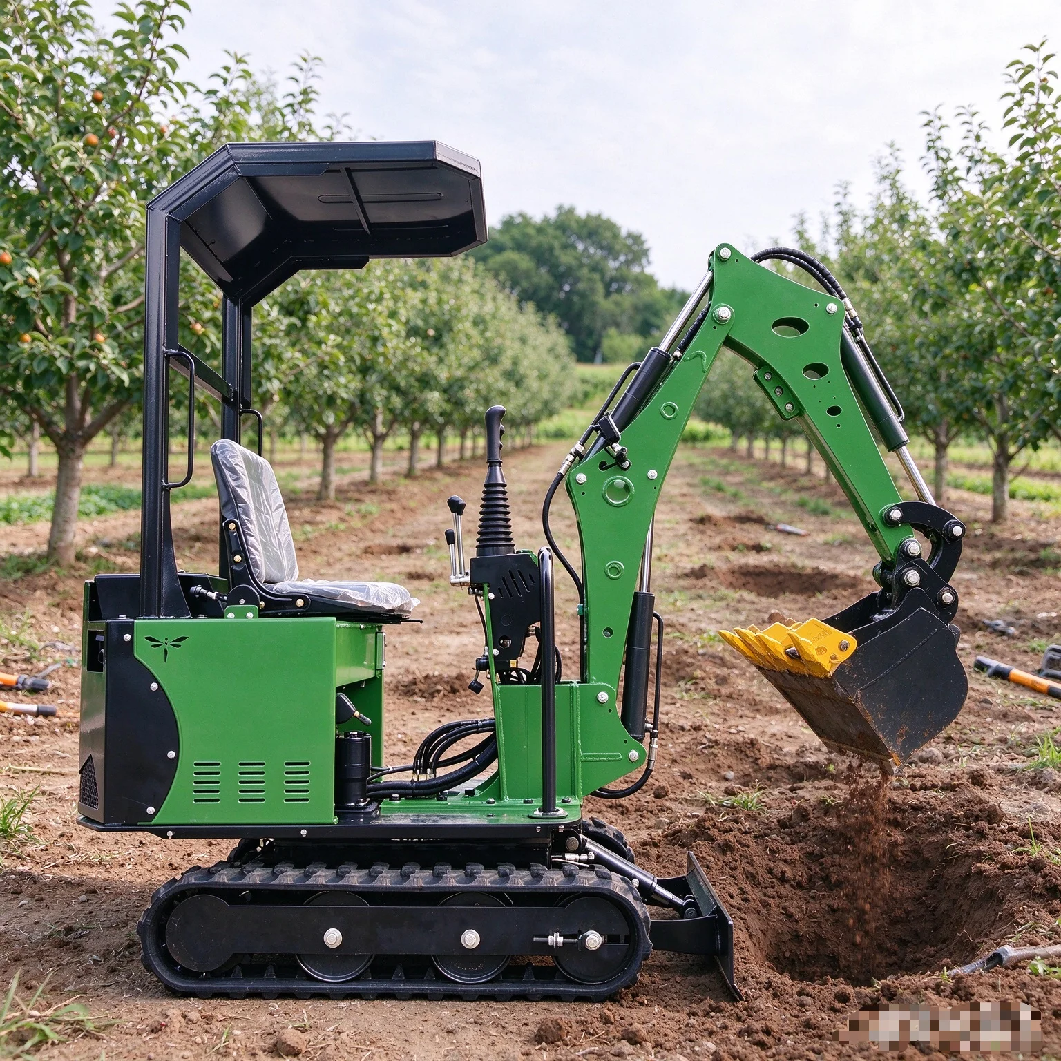 udget-friendly mini excavator with a 69 cm narrow body, ideal for landscaping & garden renovation works. Customizable.