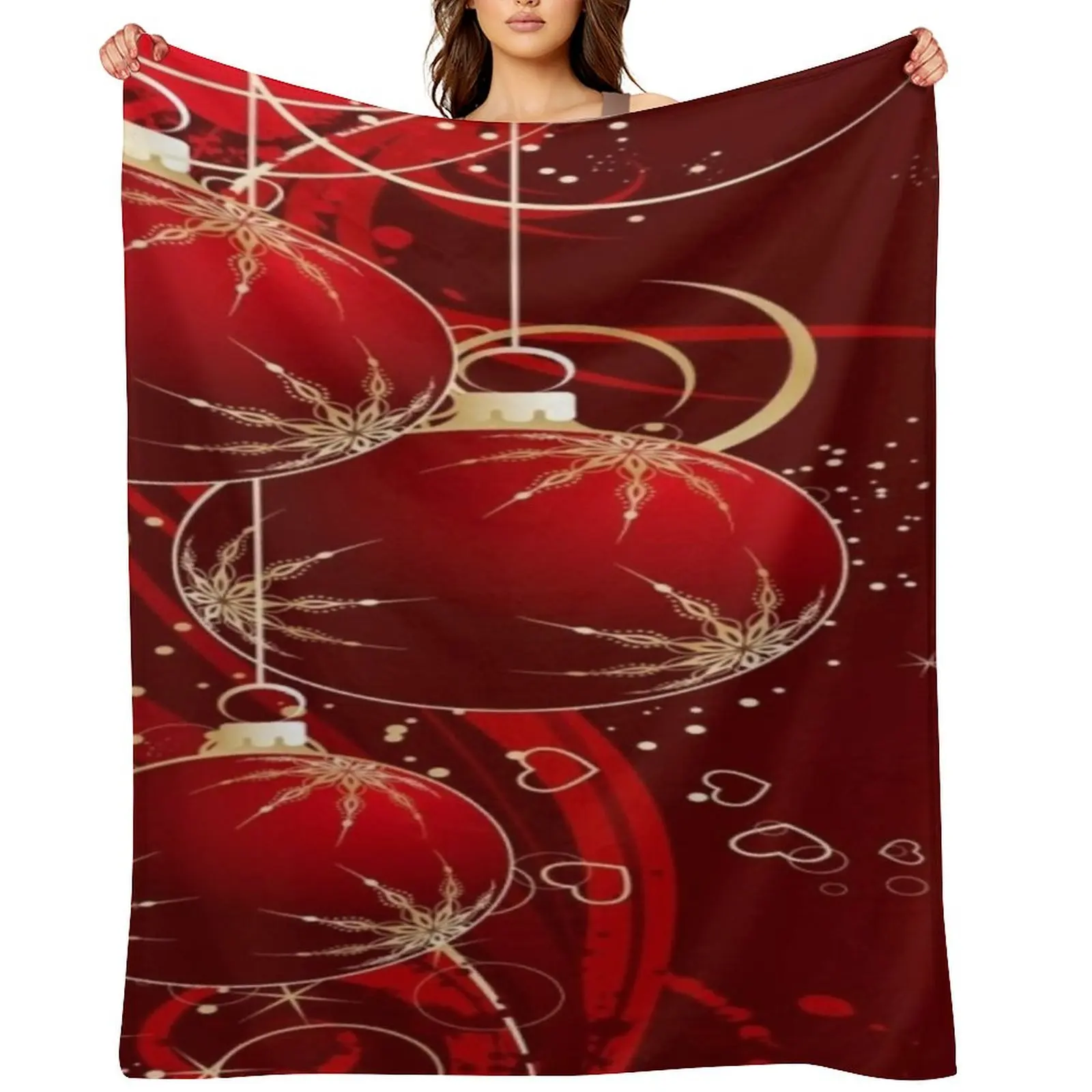 

Christmas Throw Blanket christmas gifts Custom Tourist Hairy Blankets