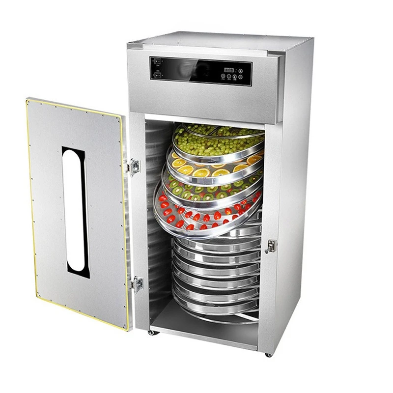 Mushroom drying commercial large rotary food air dryer yam fruit and vegetable tea baking dehydration dryer