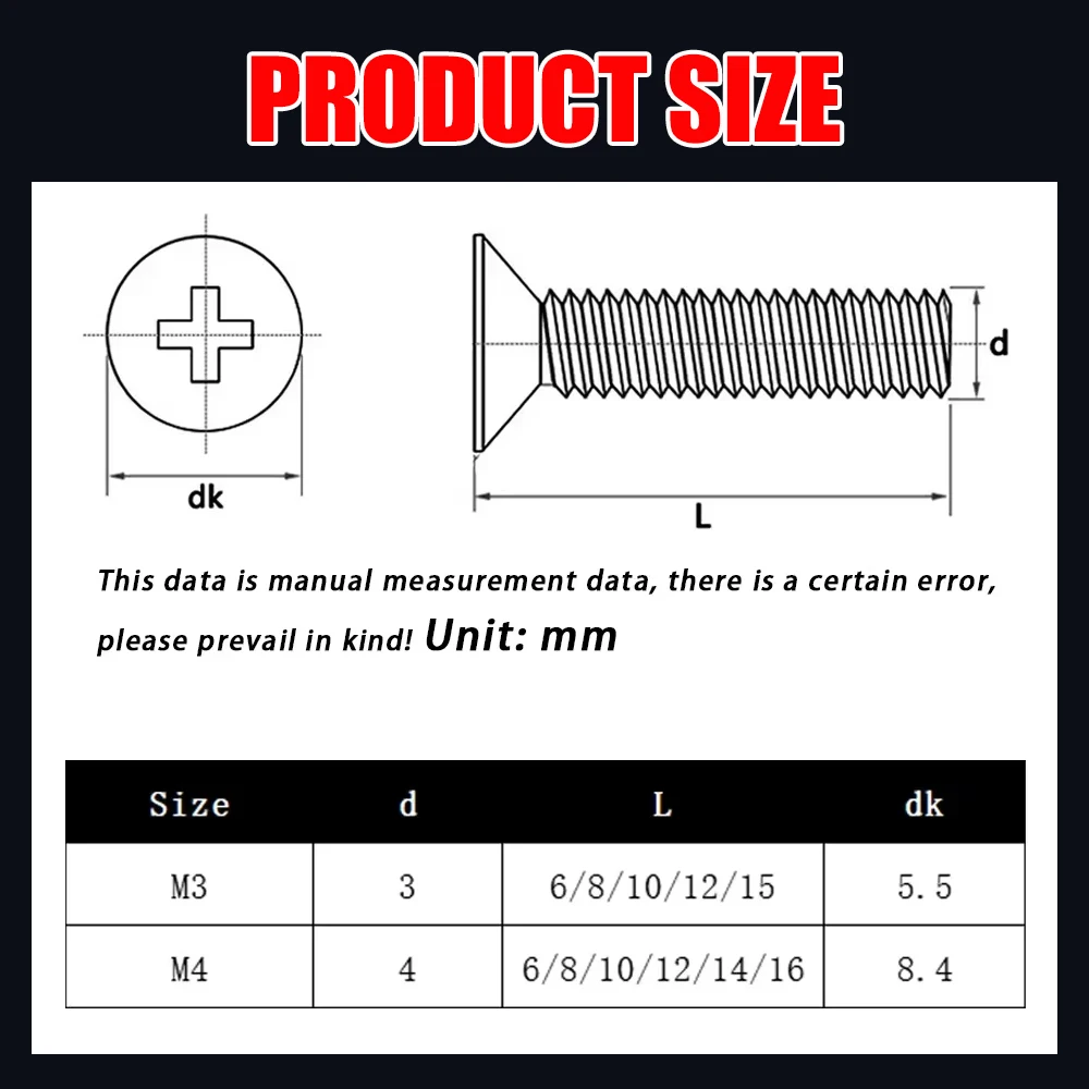 25/35/55/150pcs Hex Nut Transparent Screw Flat Phillips Cross Head Bolt Acrylic Clear Plastic Nylon Screws Nuts M3 M4