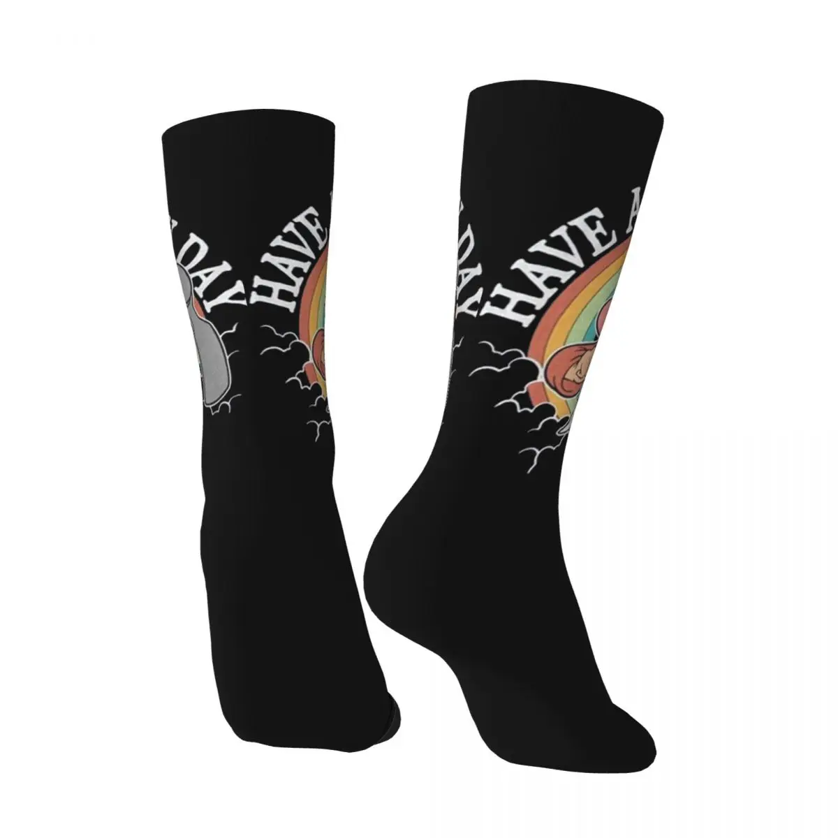 Grumpy Socks have a grumpy day Fashion Stockings Women Men Comfortable Skateboard Socks Autumn Graphic Non Slip Socks