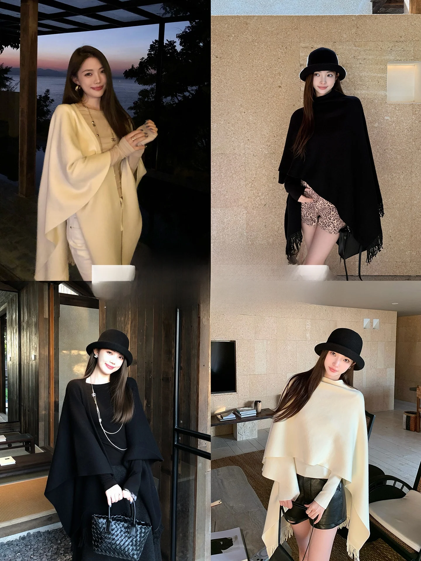 

Moonlight Fringe Wool Blend Cowl Ne Wrap Soft Tassel Scarf Outerwear Casual Sle Knitted Nylon Ladies Faion Accory