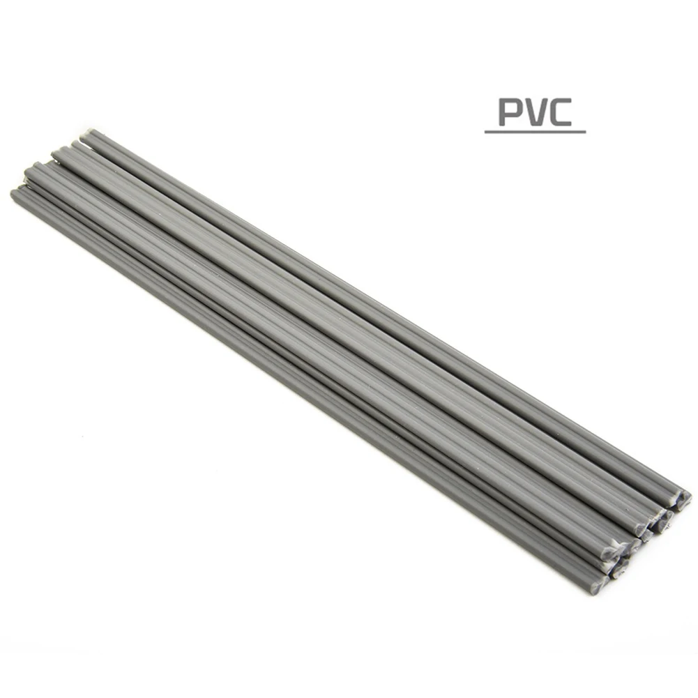 10pcs Plastic Welding Rods 200mm Length ABS PP PVC PE Welding -5x2mm For Plastic Weldering Soldering-Supplies Grey-White