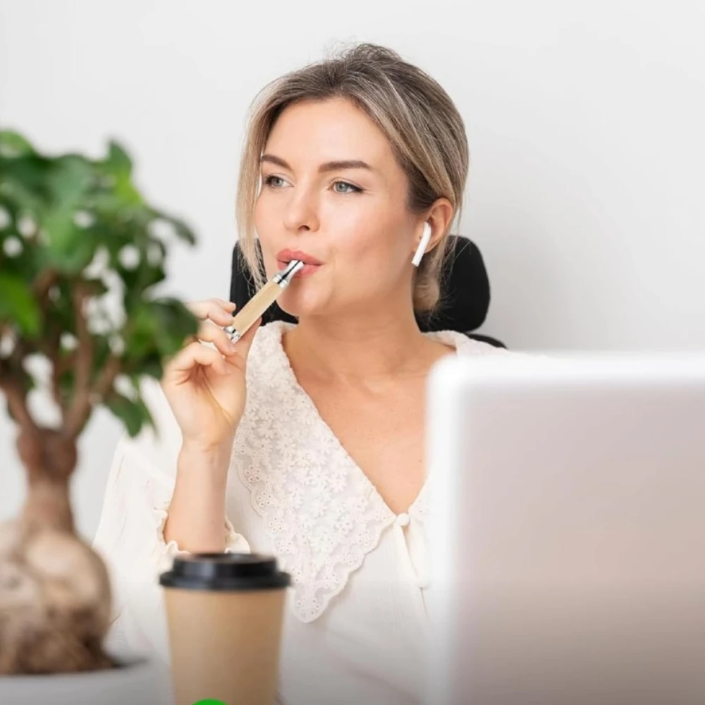 المعلقات التأمل الفولاذ المقاوم للصدأ مع قابل للتعديل التنفس القلق الإغاثة تصفية القطن إقلاع التدخين المعونة أداة قلادة