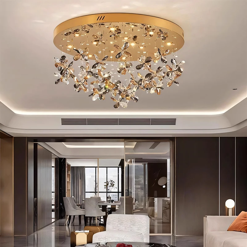 

home decorationPendant lights, luxury crystal living room chandelier, dining room Pendant lamp, ceiling light, indoor lighting