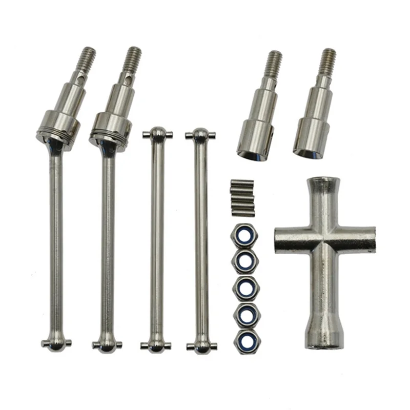 

MYMF-6X Металлический передний и задний приводной вал CVD для SCY 16101 16102 16103 16201 Pro 1/16 Бесщеточные детали для обновления радиоуправляемого автомобиля