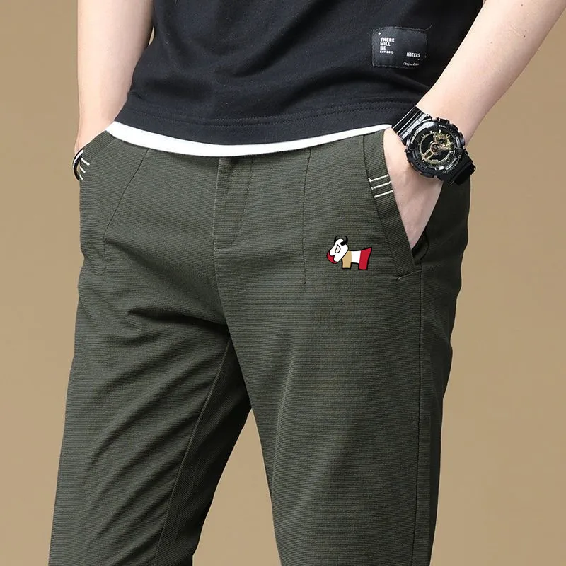 Summer Men\'s Golf Wear 2024 Luxury Brand Golf Pants Cultivate Oneself Straight Tube Pants Korean Golf Clothing Men Casual Pants