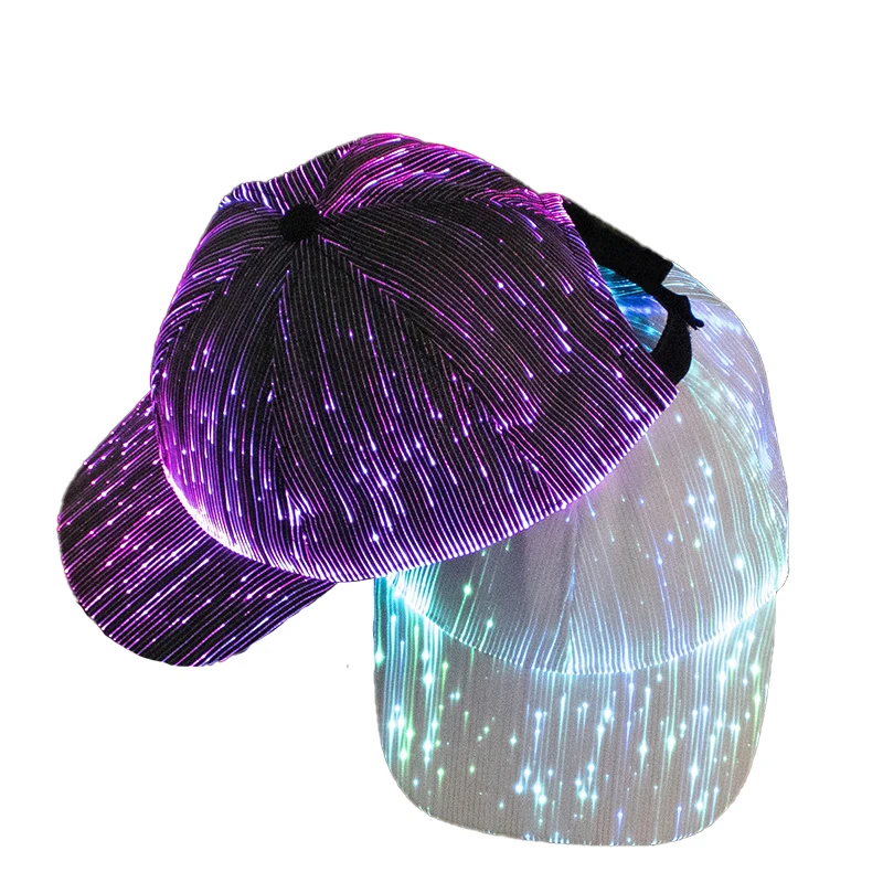 

women's party wear party novelties sports caps for men new product ideas 2024 custom luminous christmas gifts baseball cap LED