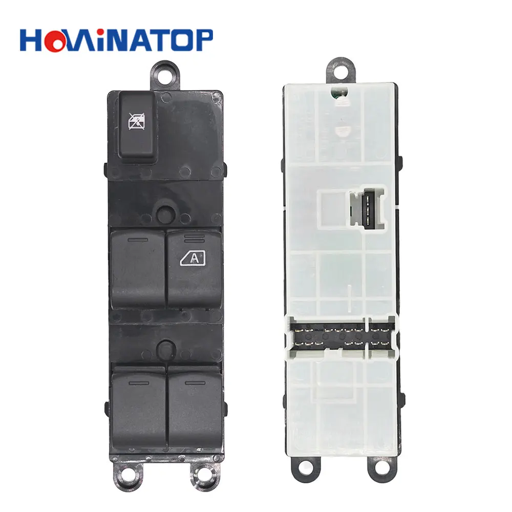 HOWINATOP LHD 25401-BB65B RHD 25401-EB30B 13+3 Pin Master Power Window Control Switch For Nissan Qashqai OEM Replacement