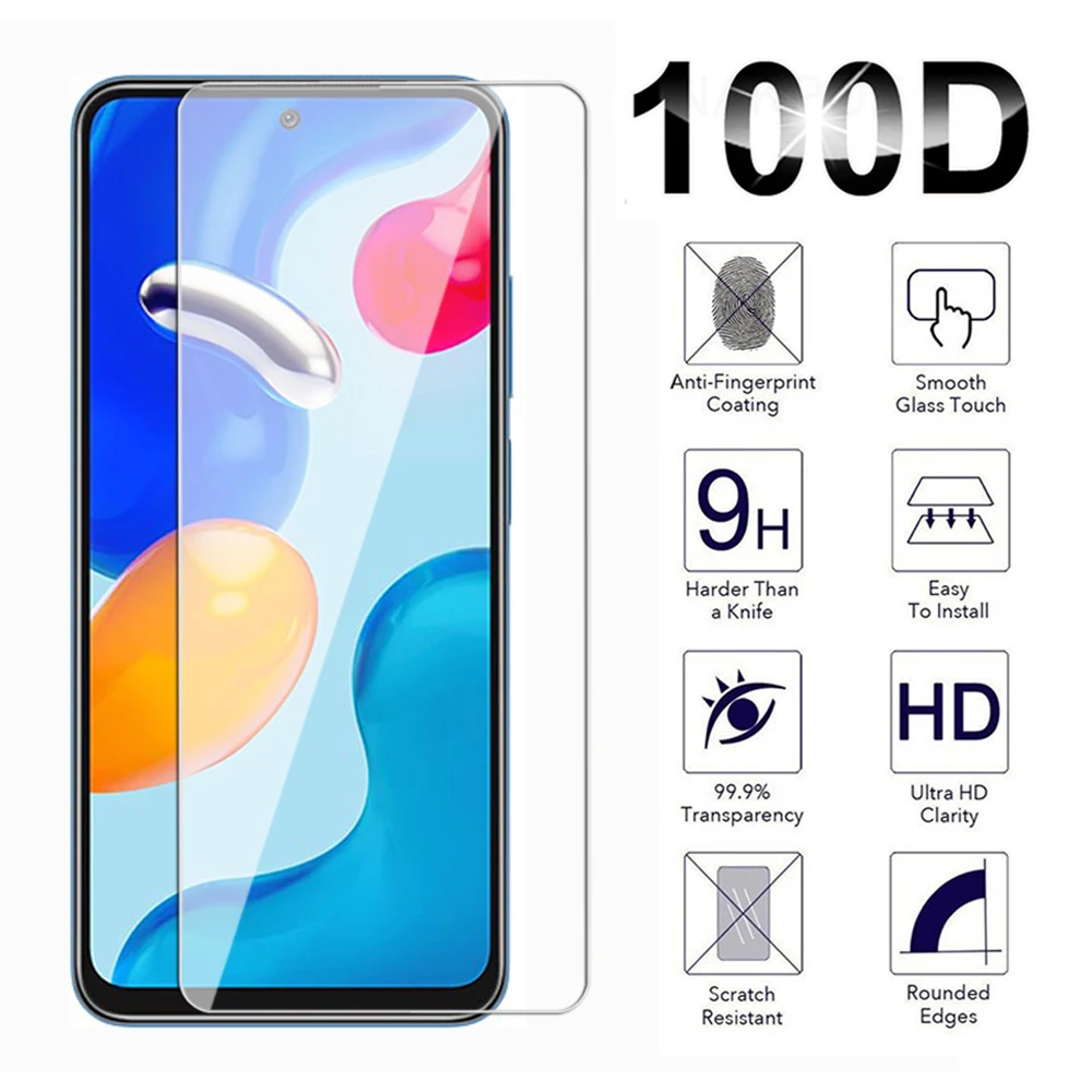 Transparent glass For xiaomi Redmi Note 11 Pro Plus Max 4G 5G Tempered Glass Screen Protector for Redmi 11T 11E 11SE Lite Film