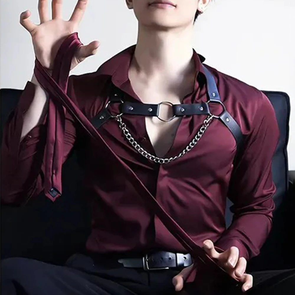 Mens Shirts Shaping Slim Fit Casual Shirts Streetwear Fashion Youth Campus Versatile Male Long Sleeve Tops Men'S Clothing 2025 - Image 4