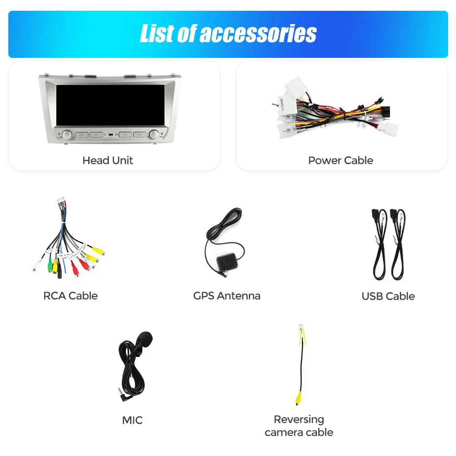 10.26” Android For Toyota Camry XV40 Aurion 2007 - 2011 Carplay Head Unit Multimedia Player GPS Navigation Stereo Car Radio WIFI view 6