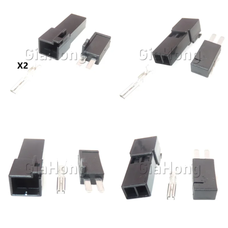 1 Set 2 Ways AC Assembly Auto Parts HSR7021-2.3-11 Car Replacement Socket HSR7021-2.3-21 6098-0060 Automobile Connector