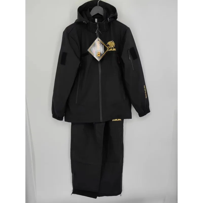 2025 جديد الخريف والشتاء اليابان SUNLINE الملابس مجموعة الصوف بدلة صيد واقية من الشمس الصوف سترة دافئة الصيد السراويل