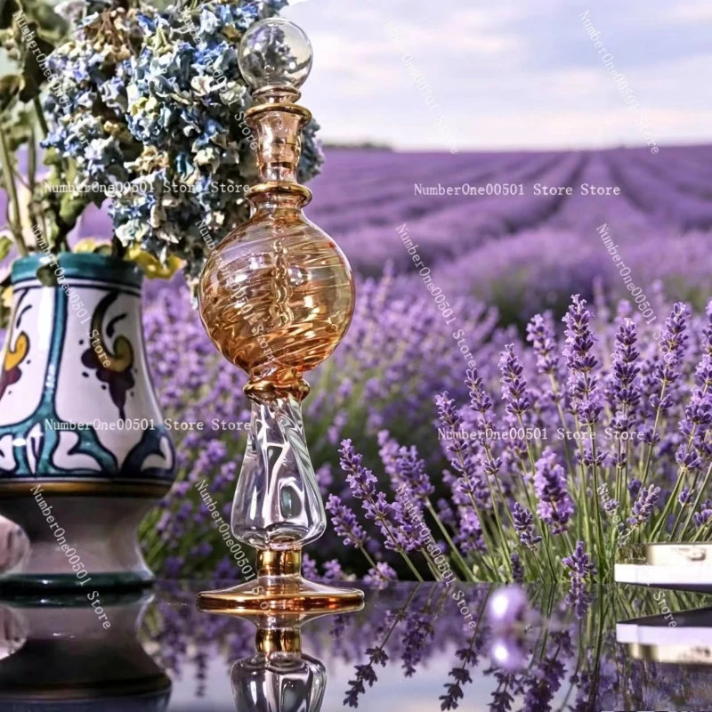 

15cm Glass Essential Oil Diffuser Bottle Empty Bottle for Home Decor Ornament & Gift