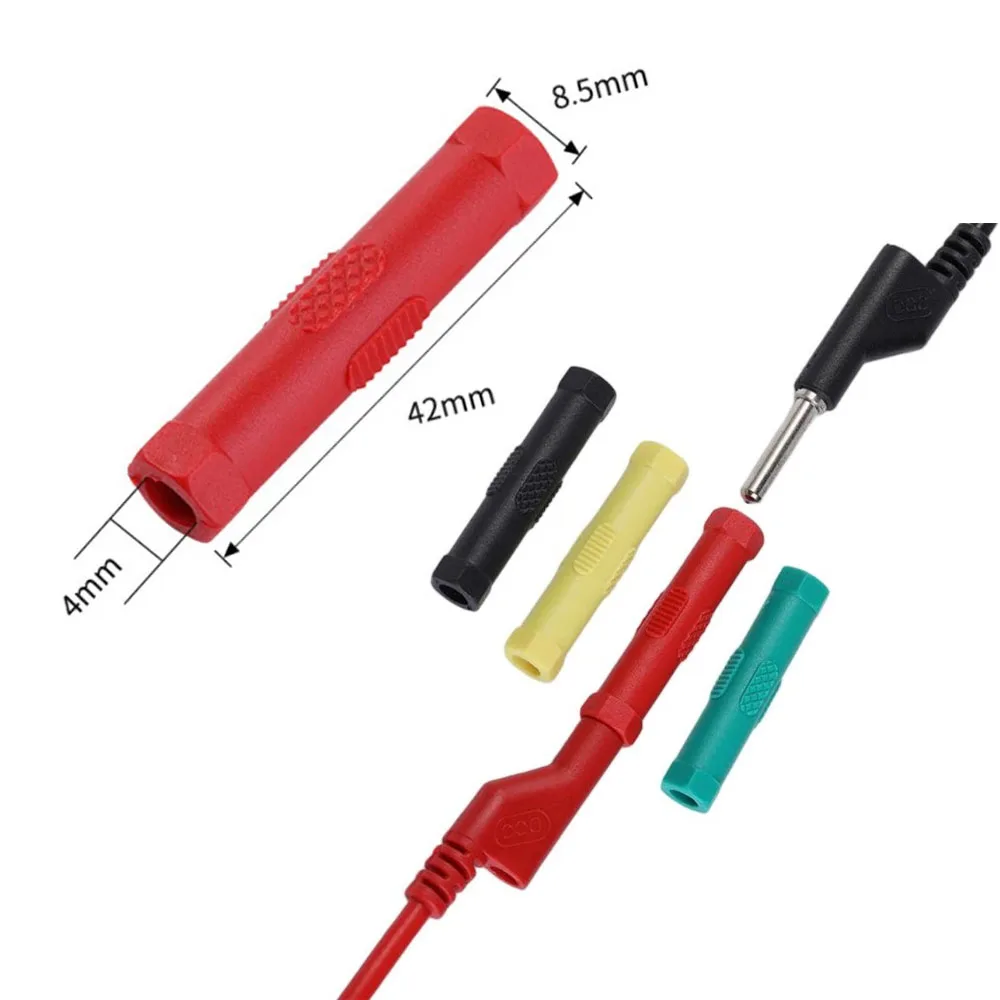 

Banana Socket Transition Extension Column 4PCS Φ7.5x42mm Adapter Rod Plug-in 4mm Plug Transition Terminal 3KV 20A Max