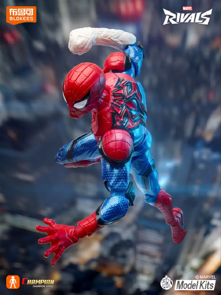 Nieuwe Blokees Figuur SpiderMan Rivals Kampioen Klasse Spider-Man Venom Model Kit Action Figure Blind Box Collectible Assembly Toys