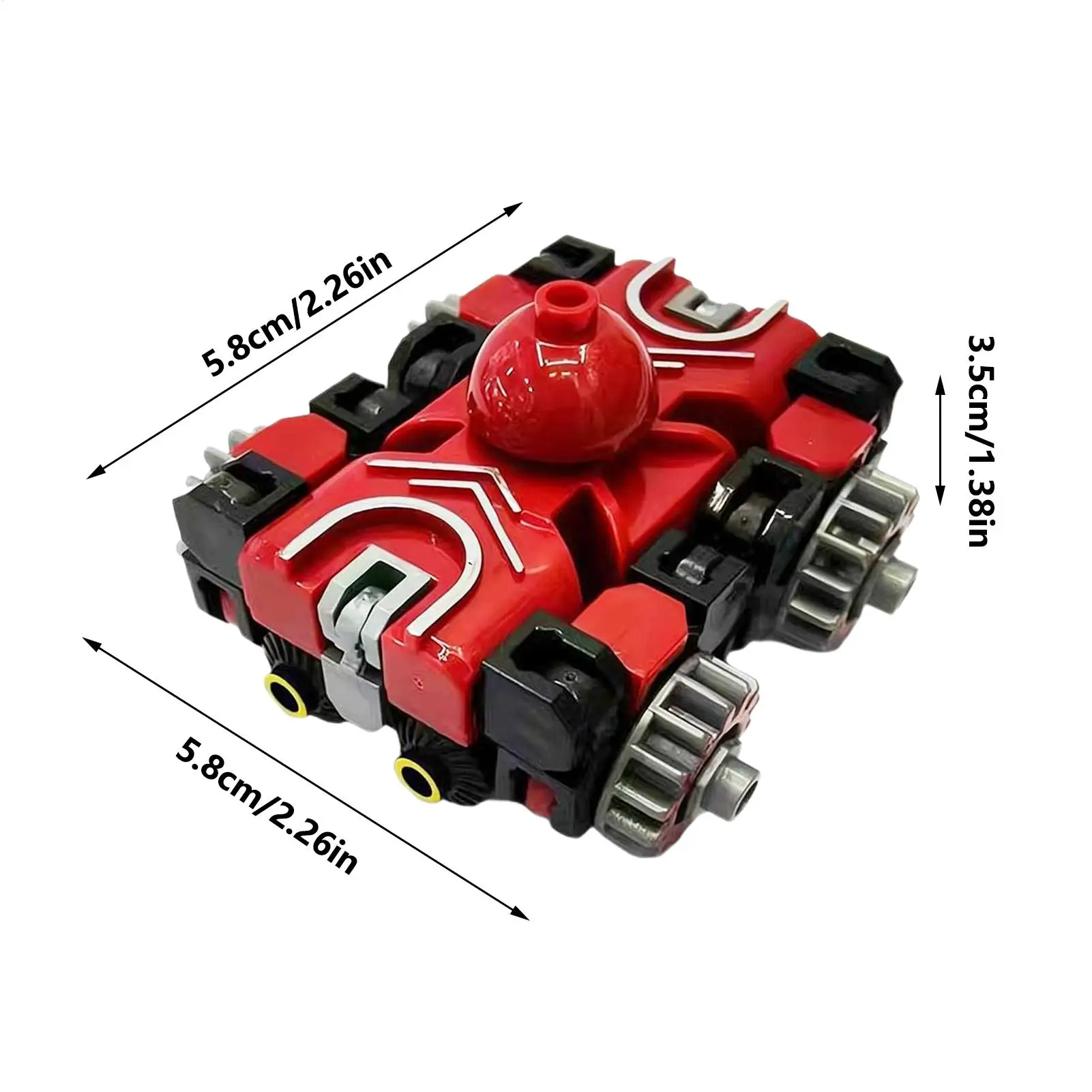 Brinquedos giratórios fidget, giroscópio mecânico espiral da ponta do dedo da corrente transformável, brinquedo criativo do alívio do estresse do girador superior para crianças adultos