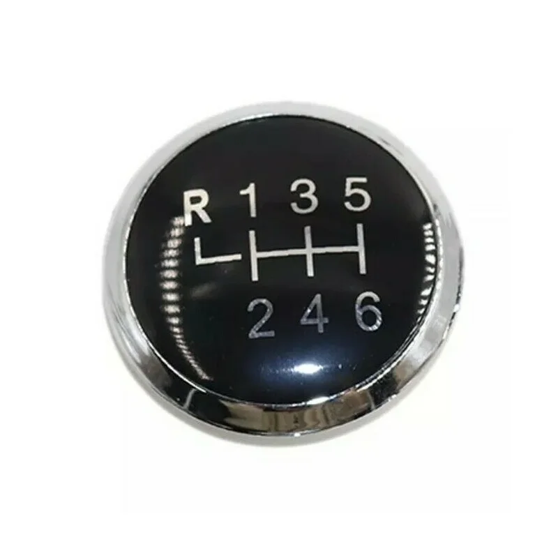 1PC 6 Speed Black Gear Stick Knob Emblem Cap Cover for VW Transporter T5 T5.1