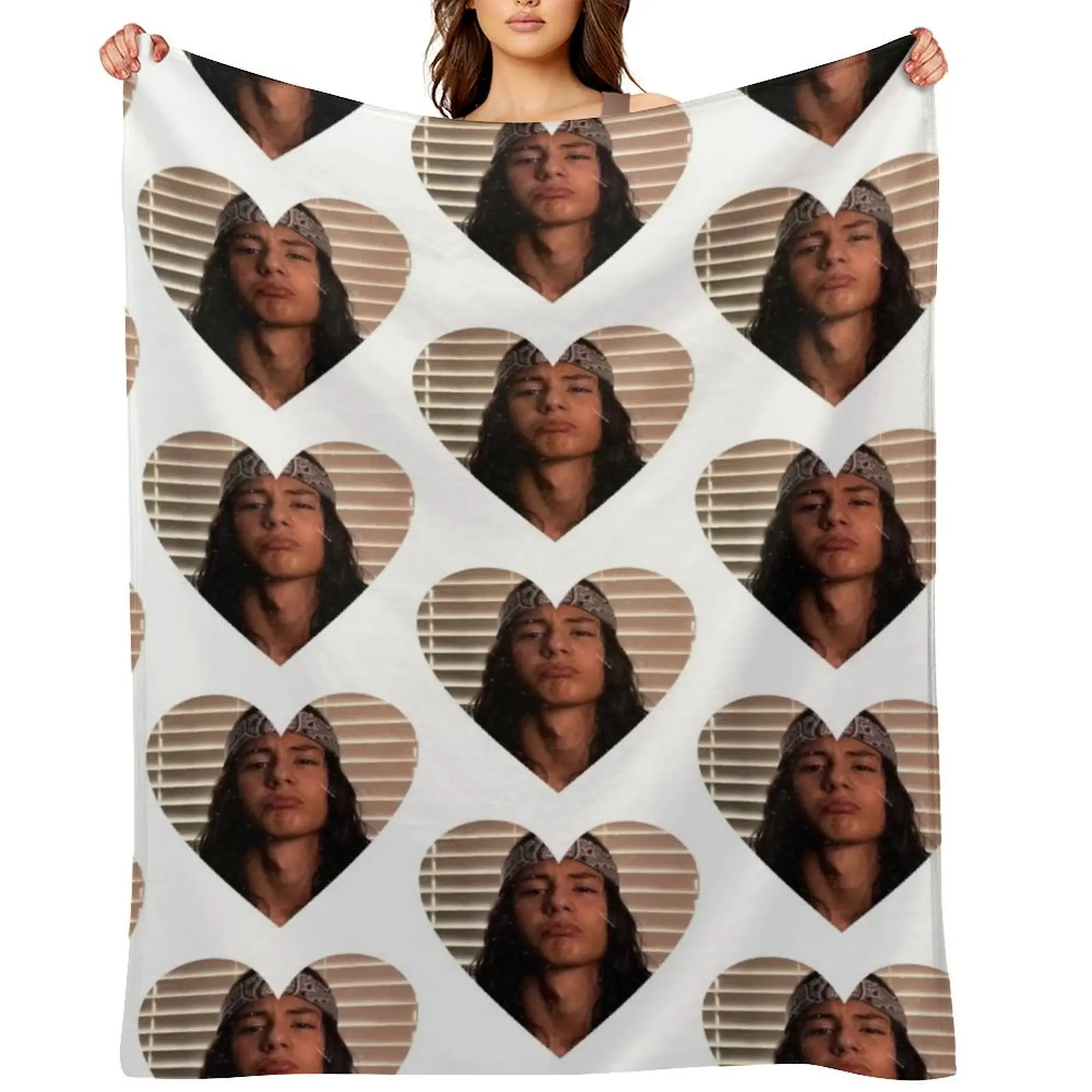 

Miguel Cazarez mora Throw Blanket Soft Plush Plaid Designers Luxury Brand Sofa Quilt Blankets