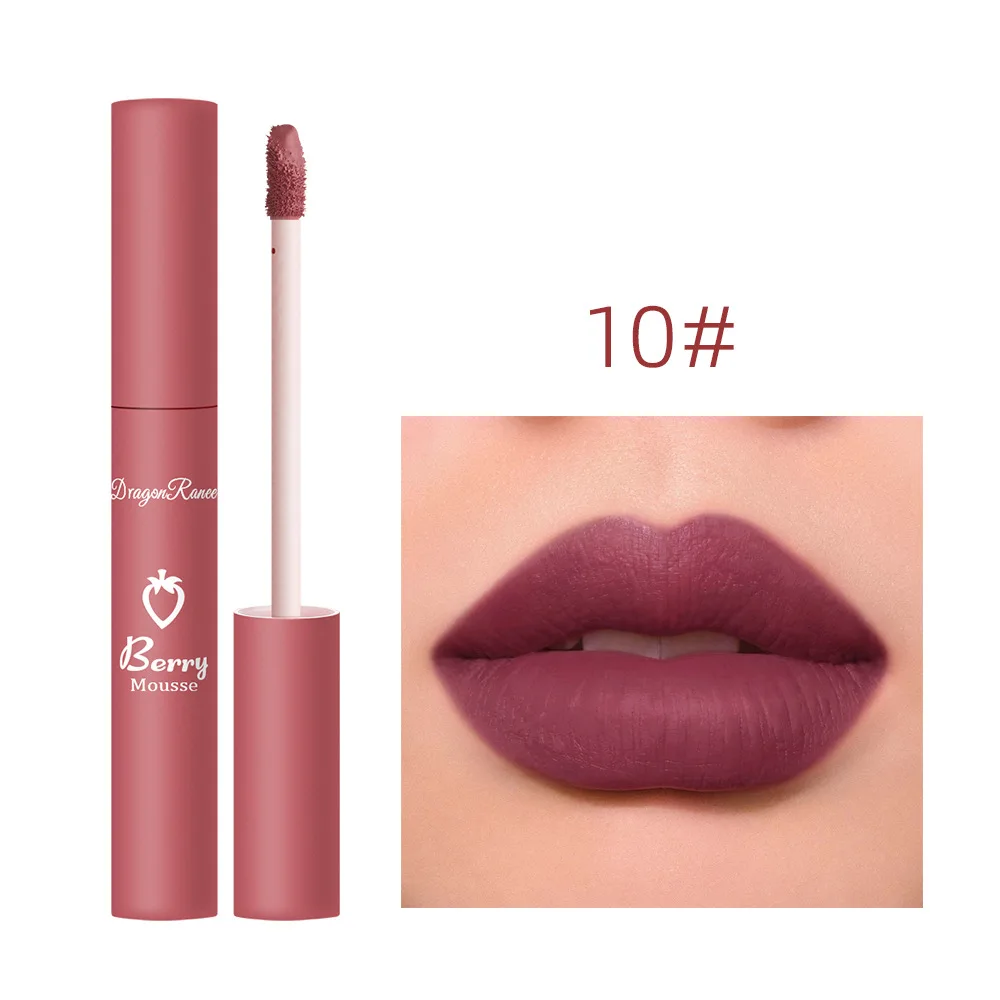 No Dipped Cup Waterproof Velvet Matte Lipstick Long Lasting Non-stick Liquid Lipsticks Women Makeup Lip Gloss Lipsalve Cosmetics