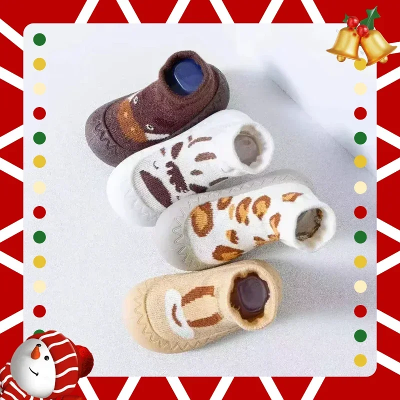 النمط الكلاسيكي أحذية أرضية الطفل الجوارب الوليد عدم الانزلاق حذاء طفل صغير الأطفال الجوارب الفتيات أحذية الأولاد أحذية الملاعب المغطاة