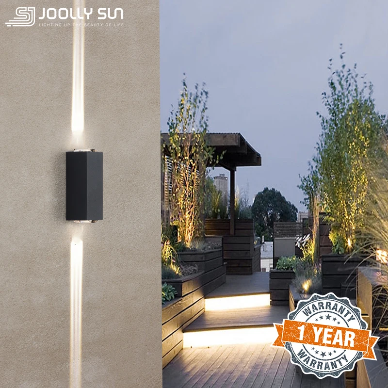 

JoollySun LED Wall Lights Outdoor Lighting Modern Home Decor Light Fixtures for Balcony Porch Lamp Waterproof IP65 Wall Sconces