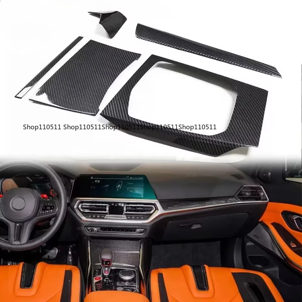 

For BMW M2 M3 M4 G80 G82 G87 G83 Automotive Center Console Dashboard Side Air AC Ventilation Gear Panel Decorative Accessories