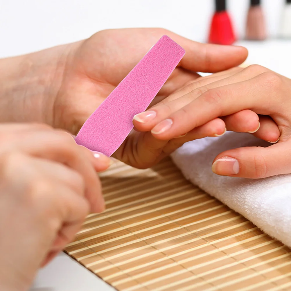 

20 pcs Double Sided Portable Sanding Nail Files For Travel Manicure Tools Fingernail Files For Natural Acrylic Nails Women