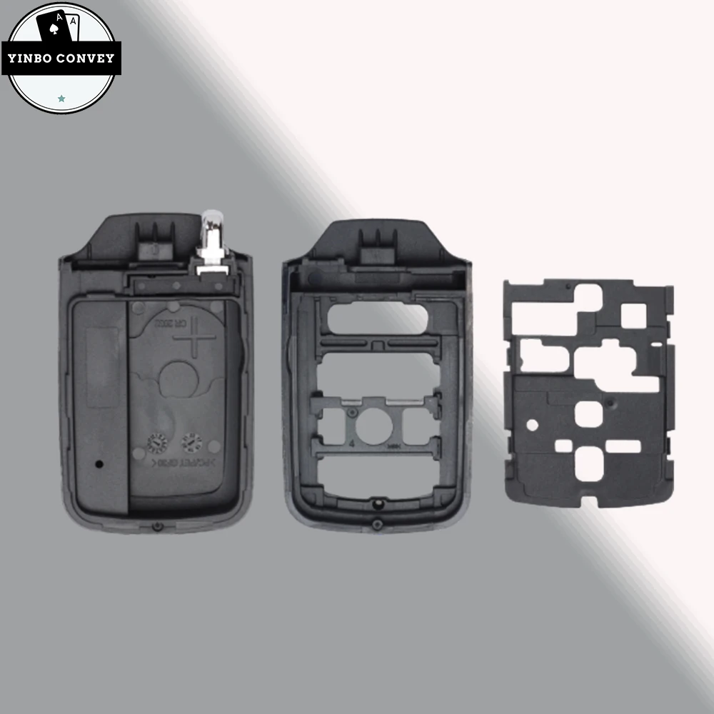 YINBO - Smart Car Remote 2/3/4/5/6 Buttons Key Shell  Insert Key CaseFor Honda Fit Odessey City Jazz XRV Venzel HRV CRV Accord