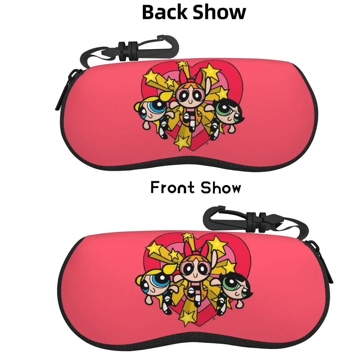 

Аниме Powerpuff Girls Shell футляр для очков защитная коробка для солнцезащитных очков для женщин и мужчин мягкая сумка для очков