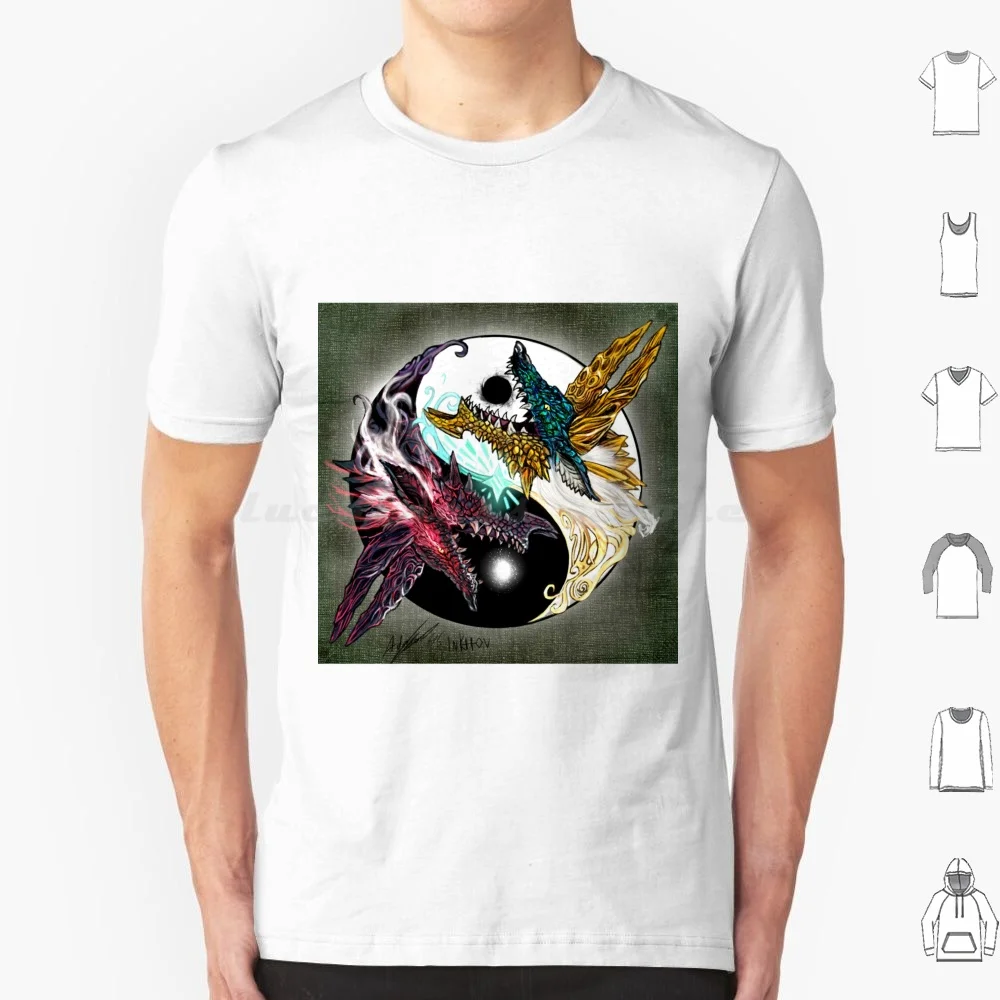 Zinogre Yin Yang T Shirt Men Women Kids 6xl Monster Hunter Monster Hunter World Monster Hunter Gaming Mhw Dragon Game World