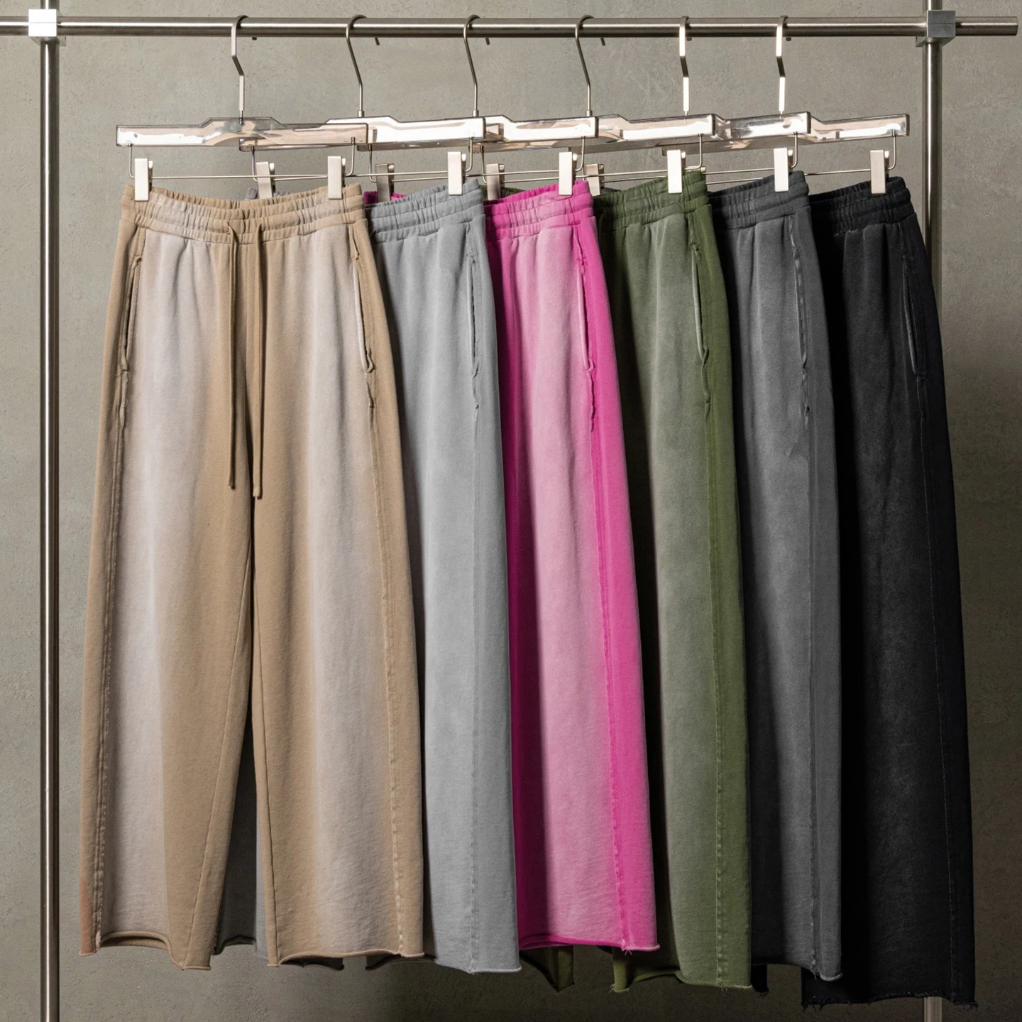 

Summer Vintage Ripped Loose Casual Pants High Street ex Cotton Straight Leg Jeans with Cuffed Hem Trendy Multi-Color Options