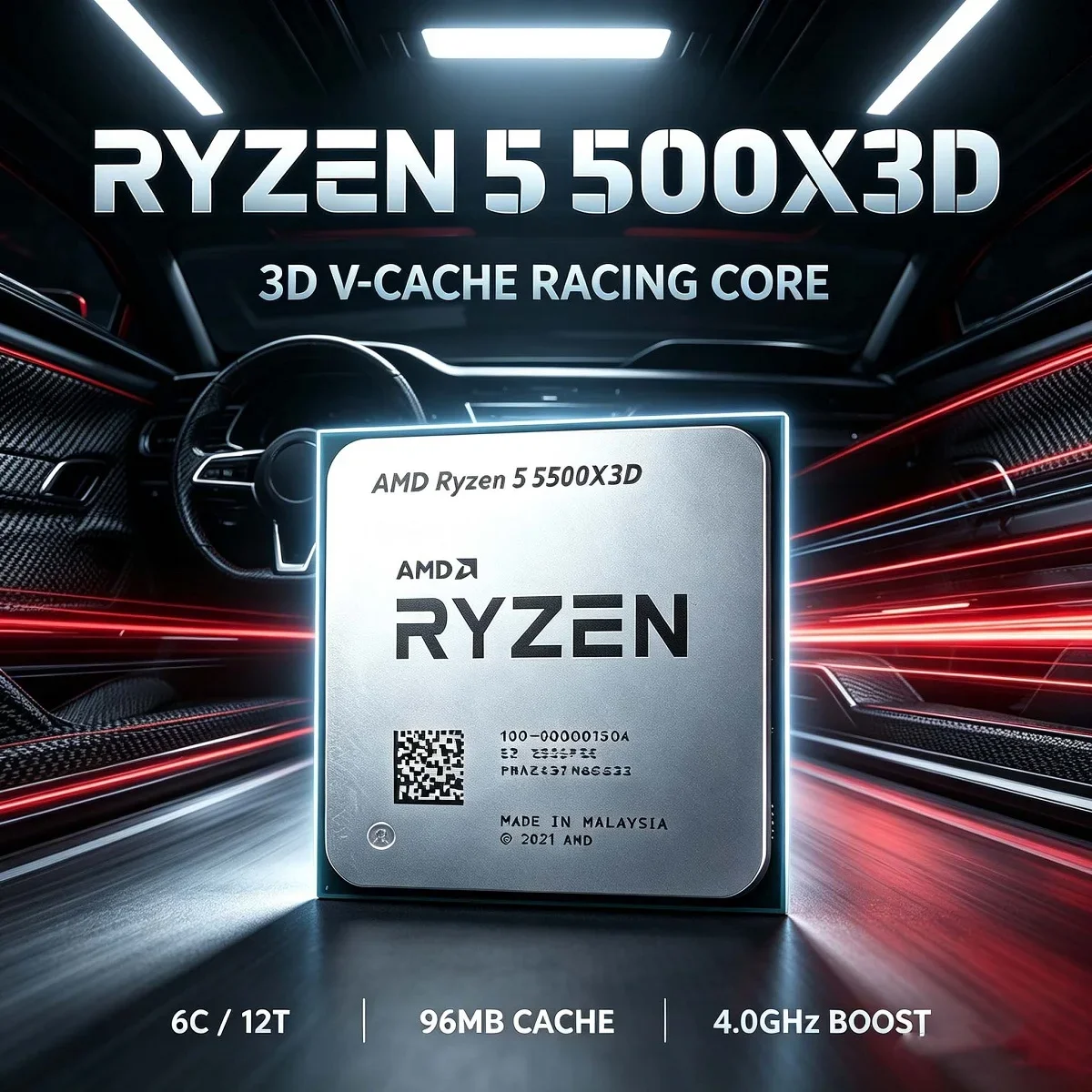 AMD Ryzen 7 7800X3D R7 7800X3D Desktop Processor CPU 4.2GHz 8-Core 16-Thread AM5 DDR5 120W