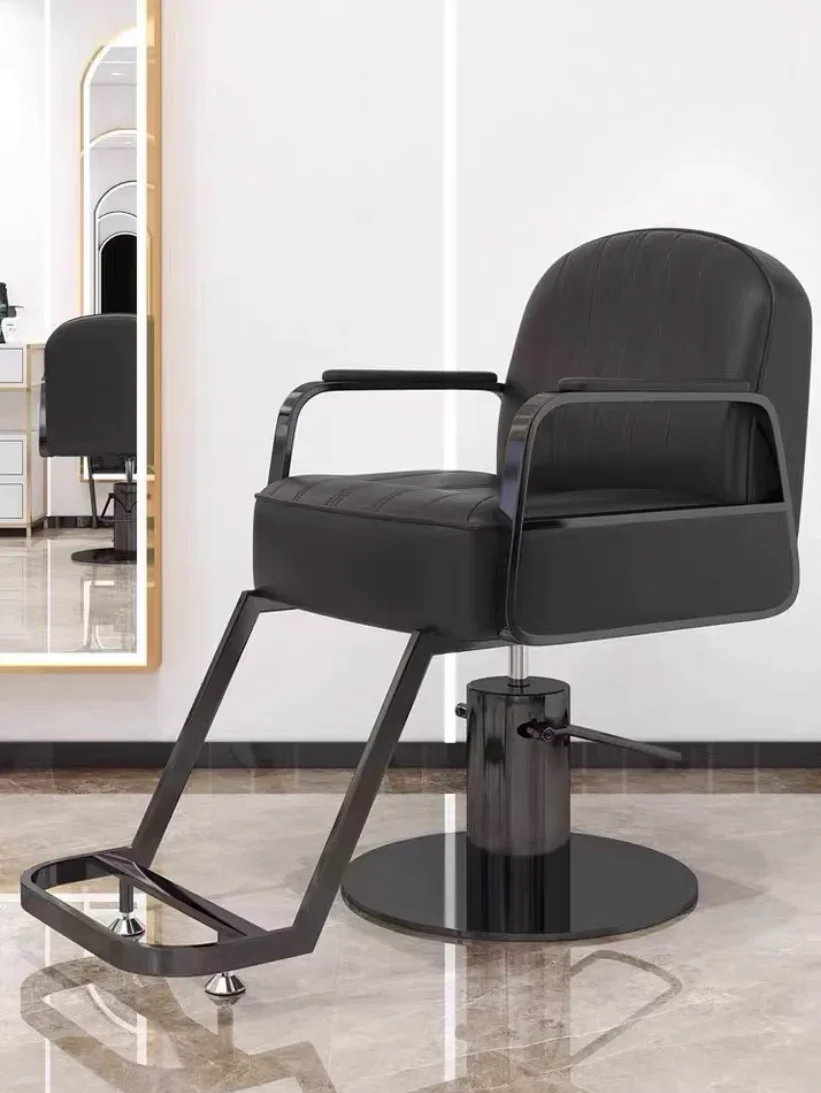 

Hairdressing Simple Perm Barber Chair Swivel Lift Perm Barber Chair Professional Comfort Silla De Barbería Salon Furniture