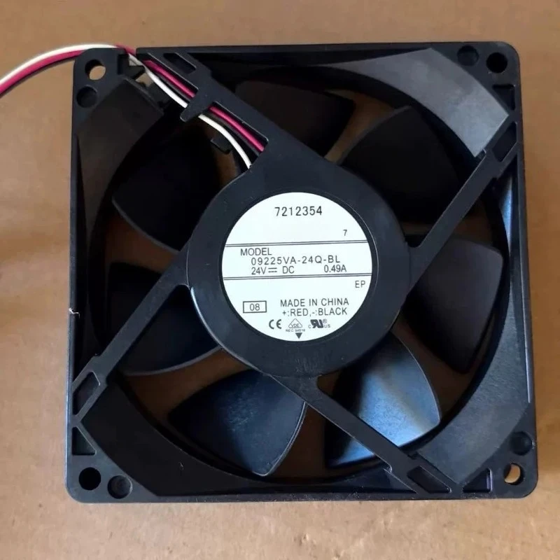 09225VA-24Q-BL 9025 24V 0.49A 9cm three-wire alarm variable-speed fan