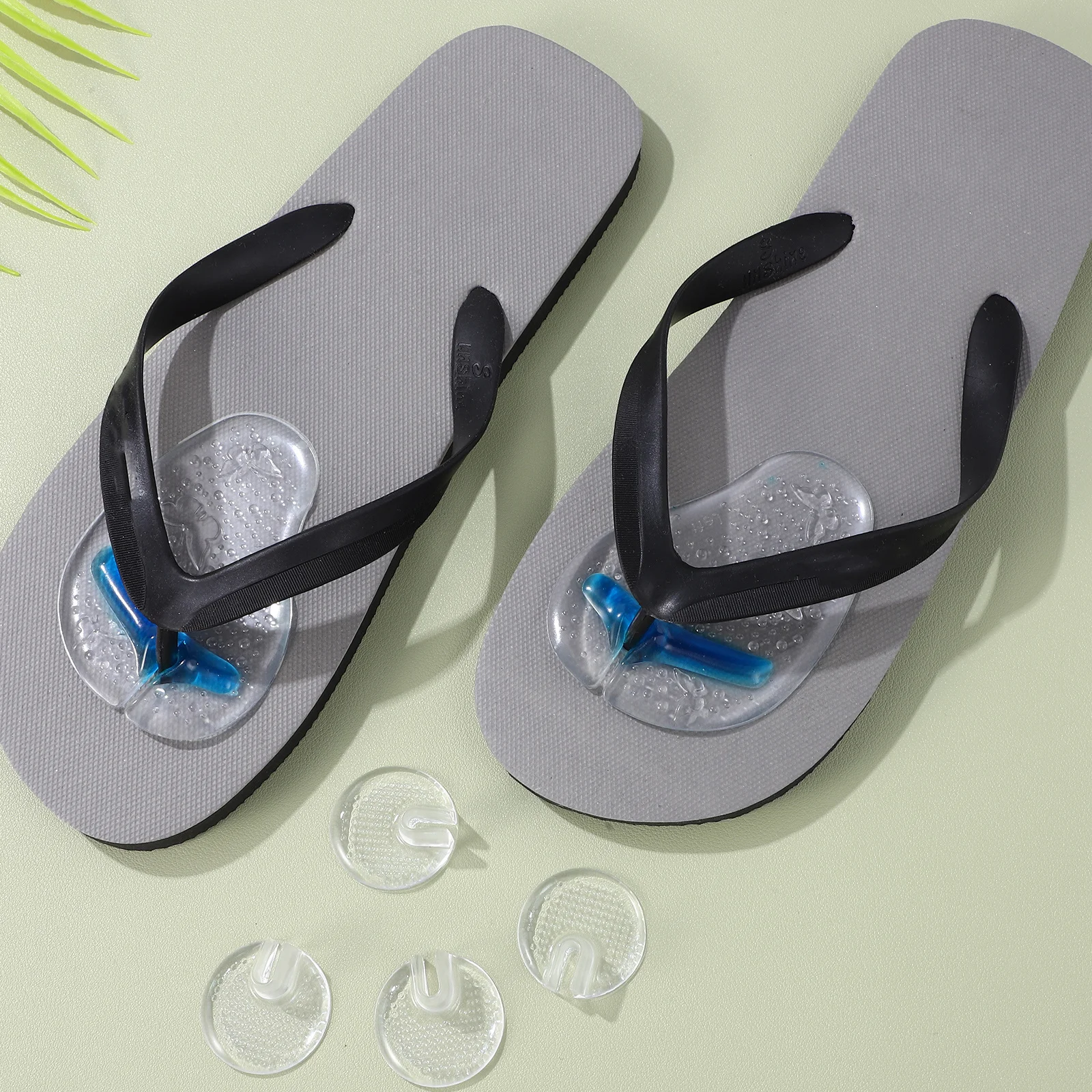 

7Pairs Forefoot Gel Toe Protectors Thong Sandals Cushion Pain Relief Toe Guards Clear Sandal Inserts Sandal Inserts