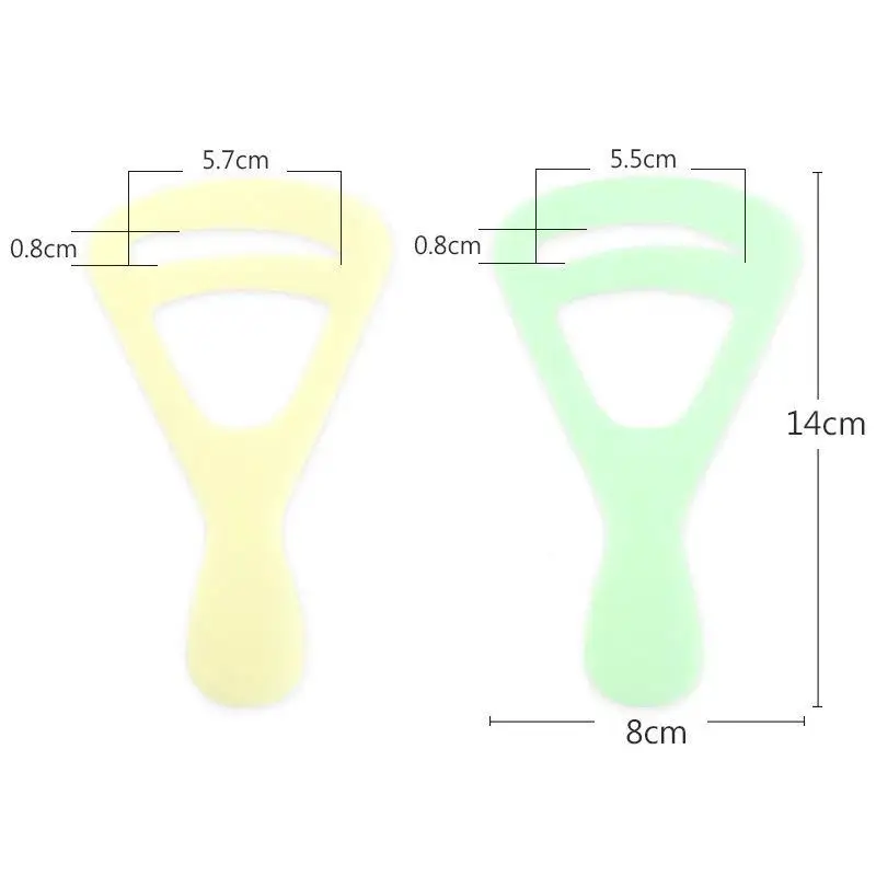 2/6/10Pcs Eyebrow Helper Tools Natural‑Arc Eyebrow Shaping Stencils Reusable Plastic Templates Portable for Travel Use