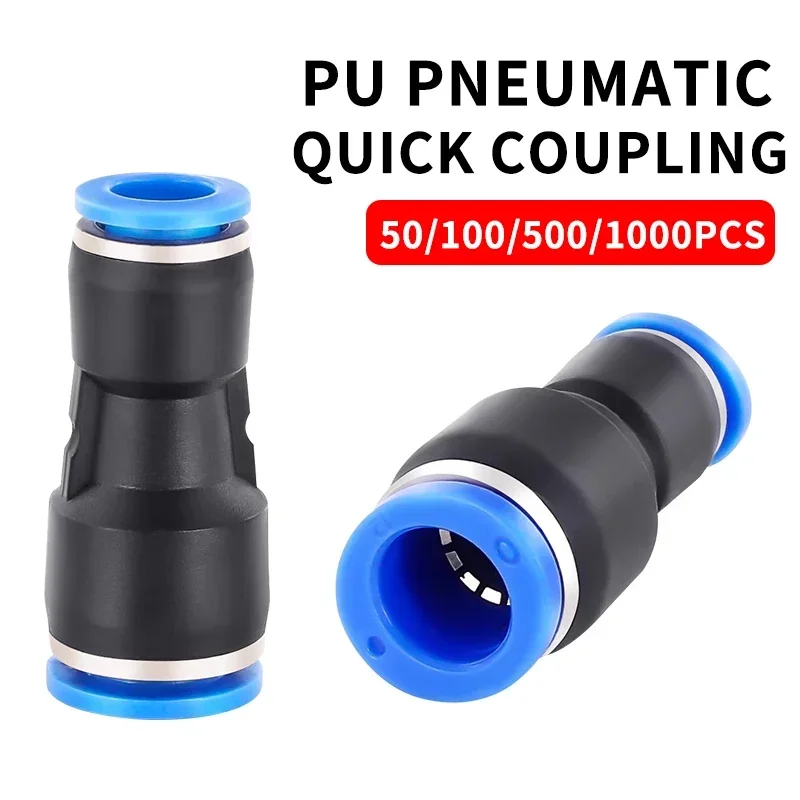 Pneumatic Fittings PG Straight Connector 4-16mm OD Hose Reducing 8-6mm Plastic Push In Quick Connector Air Fitting Plumbing