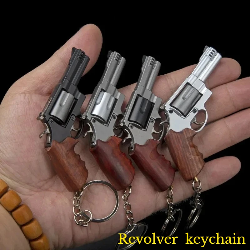 

Metal Mini Grab Model Peripheral Disassembled Solid Wood Handle Alloy Assembly Toy Keychain 7.5cm Men's Collection Gift