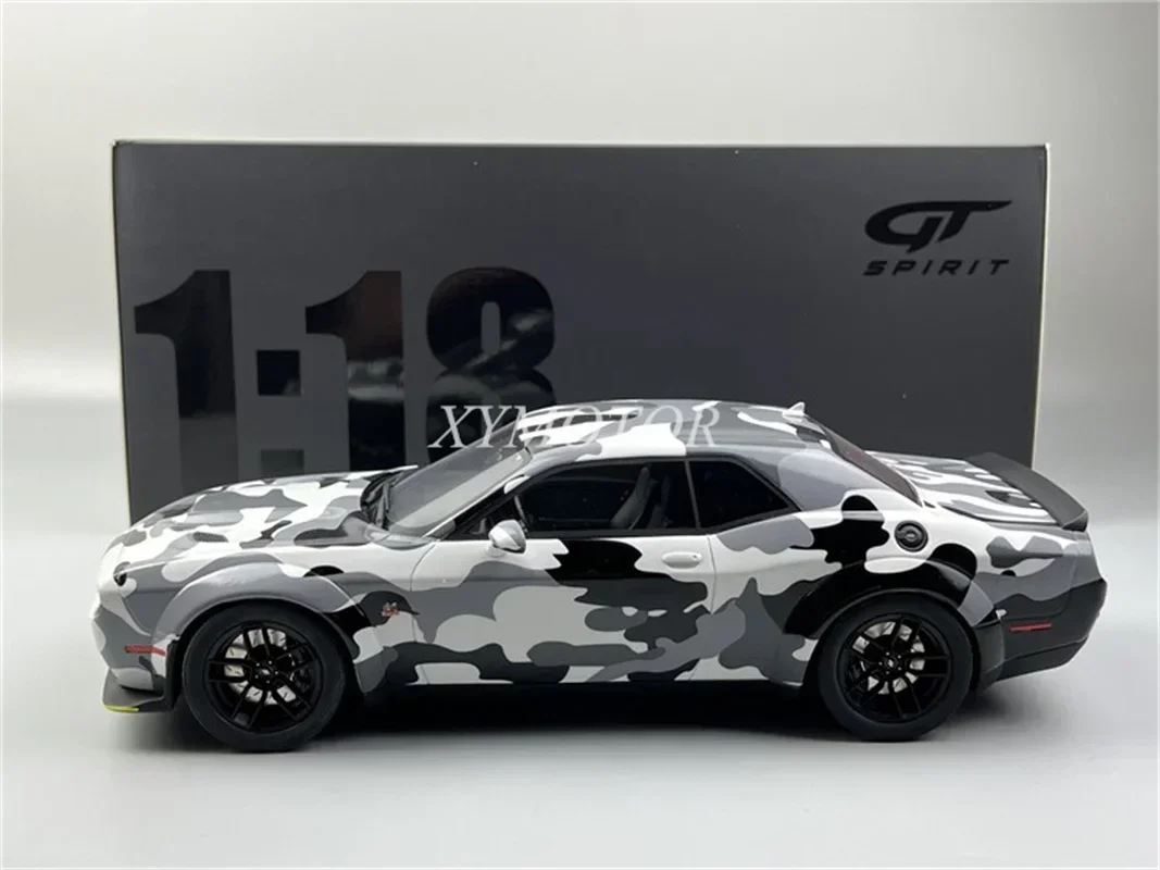 GT Spirit 1/18 For DODGE CHALLENGER R/T GT831 camouflage Diecast Model Car Toys Gifts Hobby Display Collection Ornaments