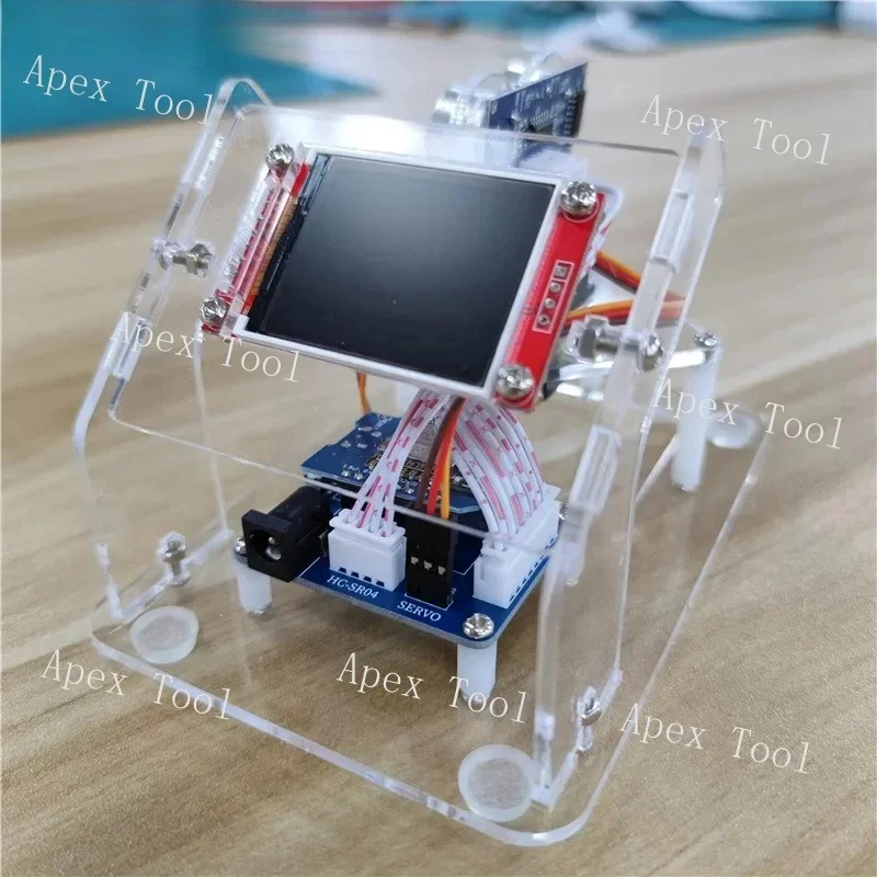 Ultrasonic Radar Scanning Student Technology to Make Diy Creative Toys Manual Children's Programming Detection Machine