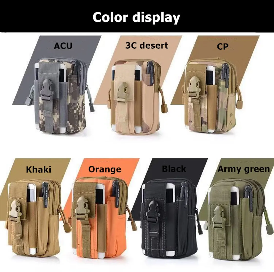 JSH1525 Outdoor Tactical Waist Bag Mobile Phone Bag