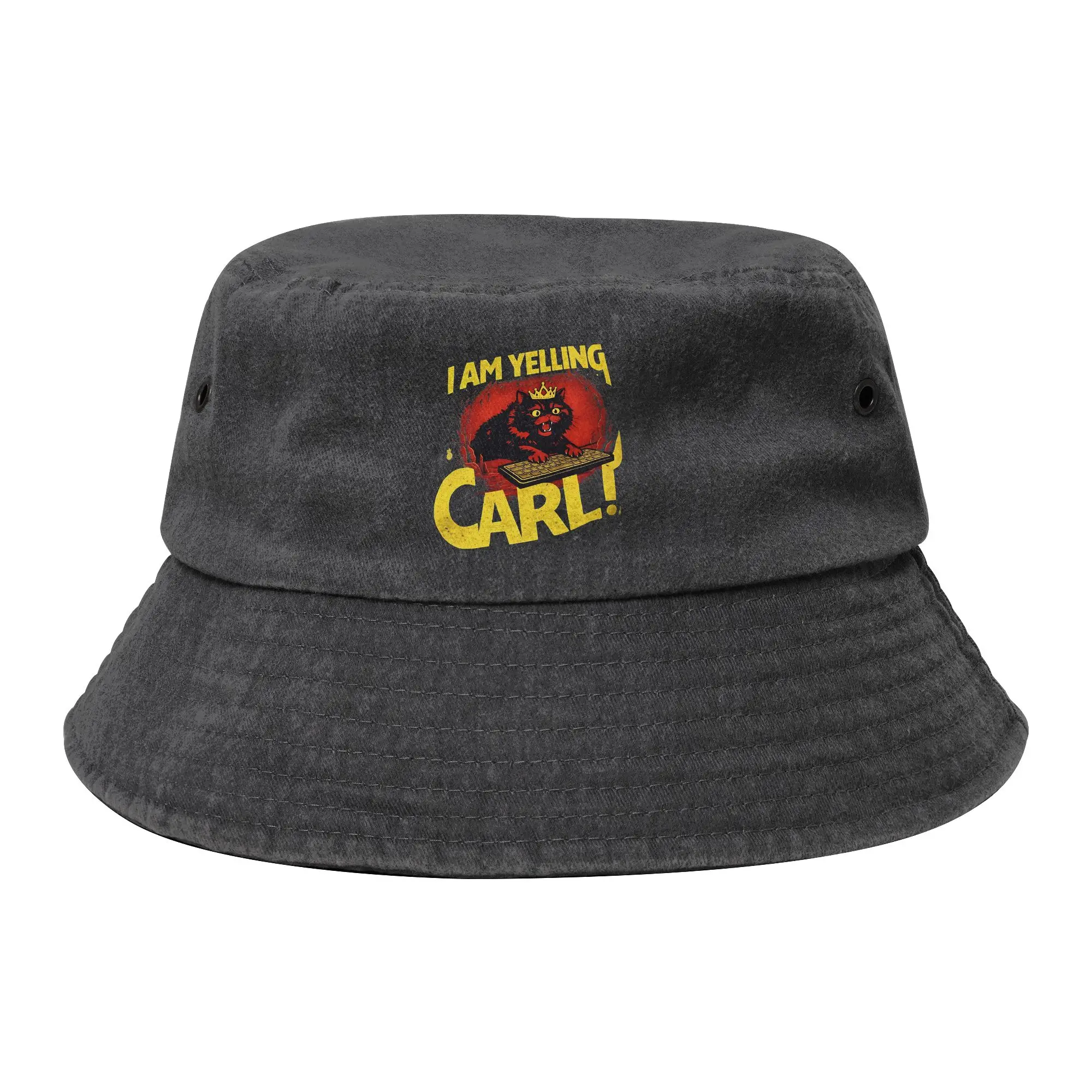Chapeaux de pêcheur Dungeon Crawler Carl pour femmes et hommes, style délavé et vieilli, pour les activités de plein air, la pêche et le sport, modèle Ispoti