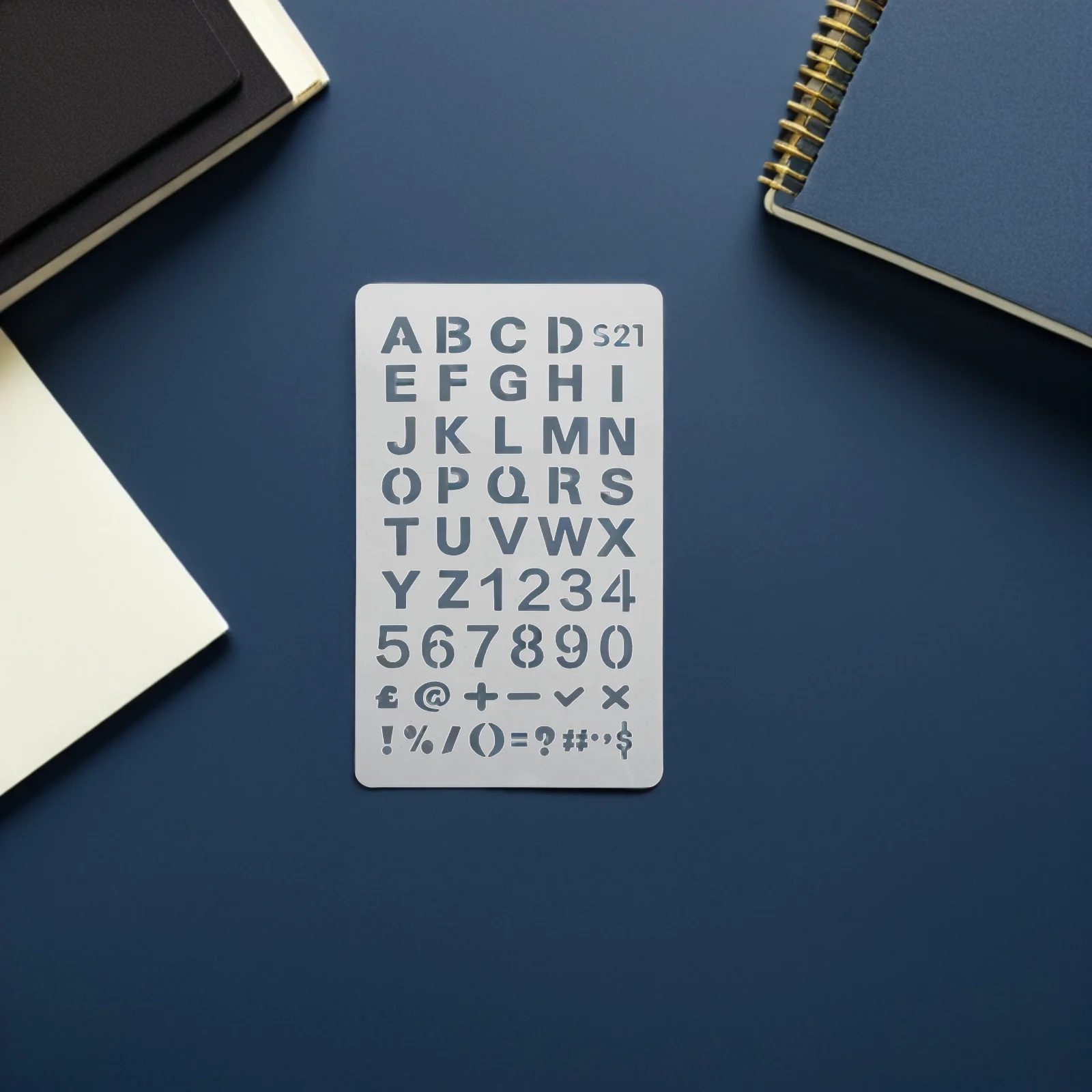 

20Pcs Plastic Stencil Templates Hollow Numbers Alphabet Reusable Craft Stencils for Notebook Scrapbook Journal Planner Drawing