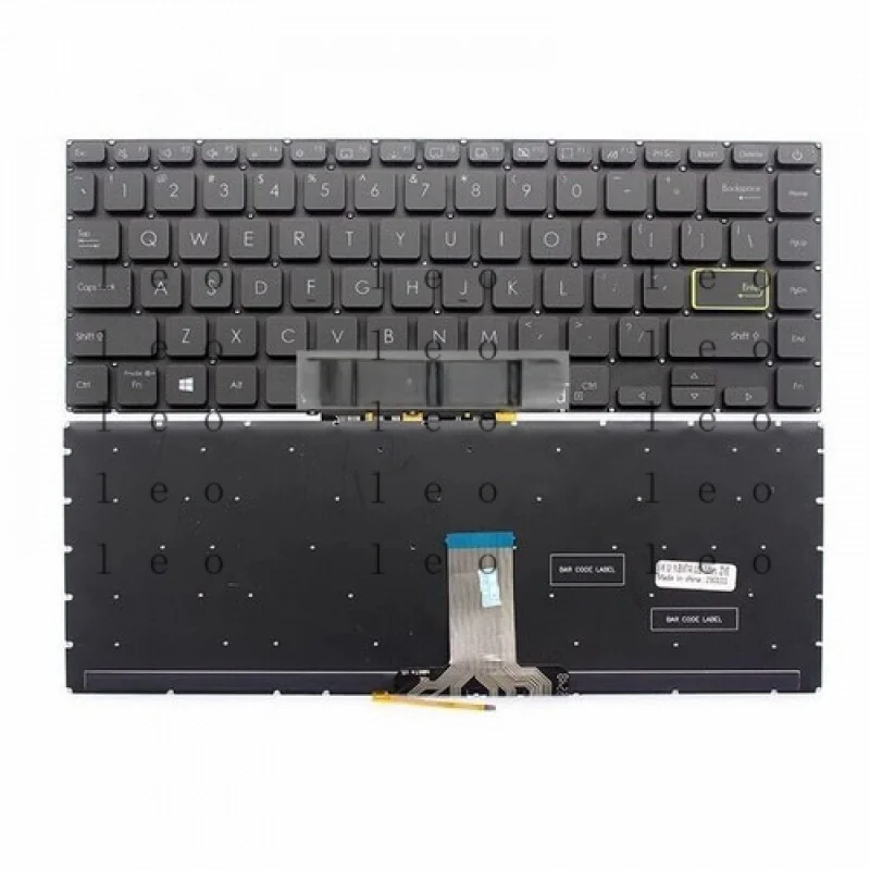 QW  New for Asus E410 E410K E410KA E410M E410MA Laptop Keyboard US Backlit black